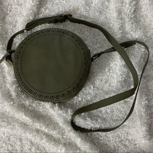 Sonoma Army Green Round Crossbody